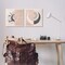 Stupell Industries Boho Two Tone Moon Sun 2pc Canvas Wall Art Set Design by Nina Blue